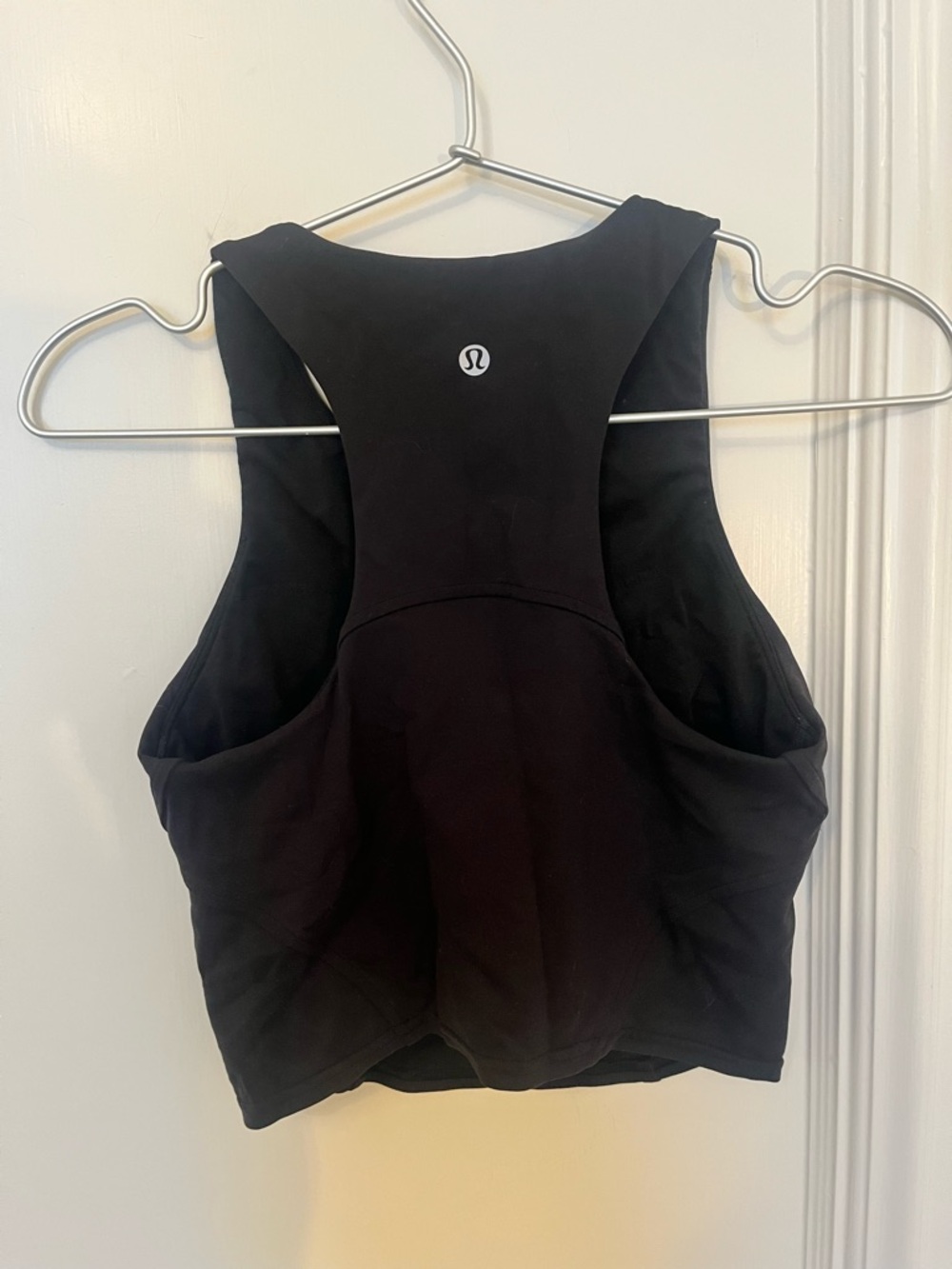 lululemon athletica Black Racerback Crop Top
